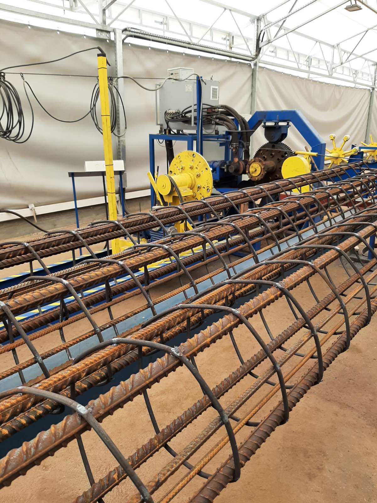 Освоили производство арматурных каркасов